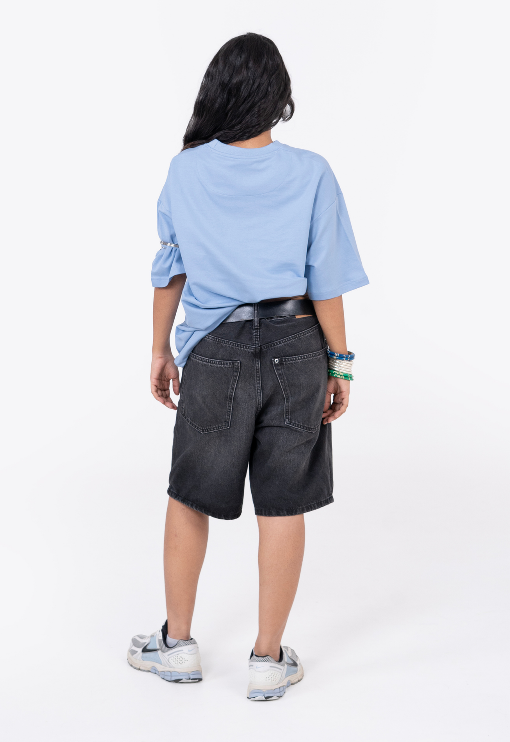 Oversized Blank Powder Blue