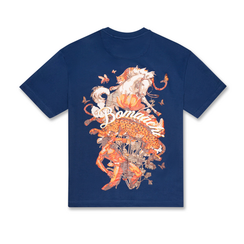 Jungle Chaos Navy Blue T-shirt