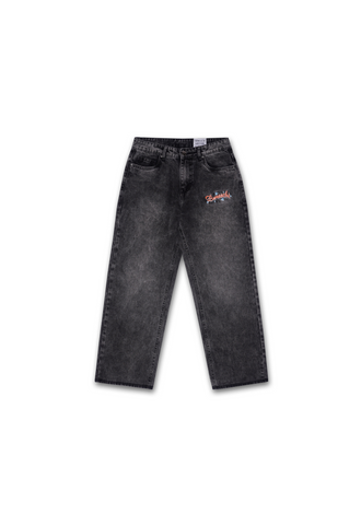Washed Grey Denim