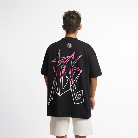 Fck Avg Black PInk T-shirt