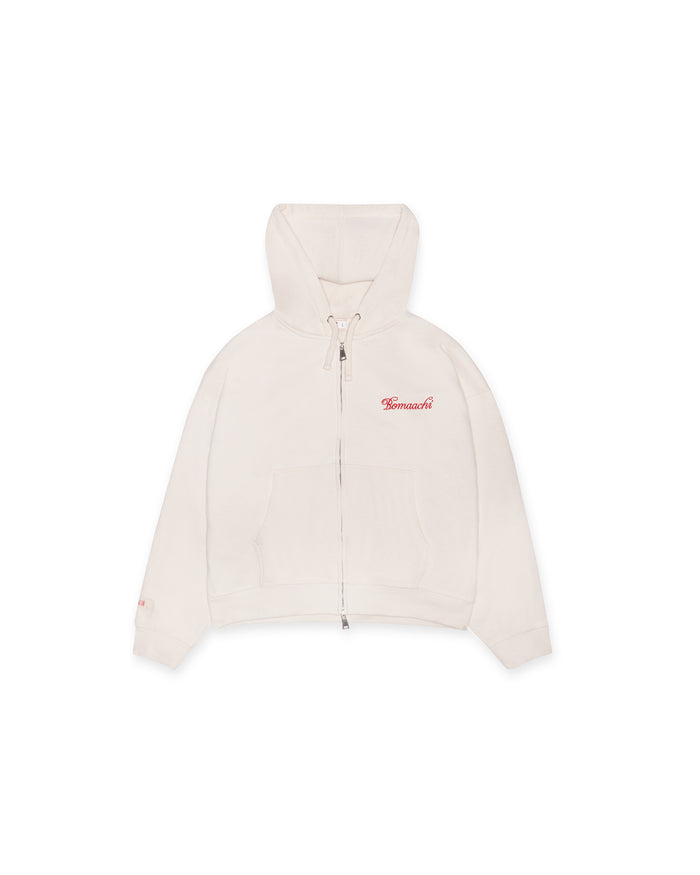 The Signature Rope Zip-Up - Cloud Dancer