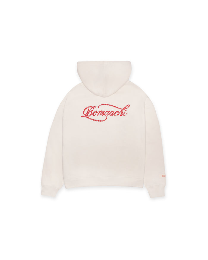 The Signature Rope Zip-Up - Cloud Dancer