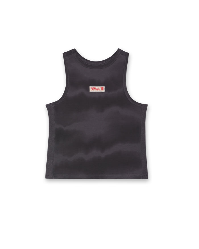 Woven Patch GREY Tank Top