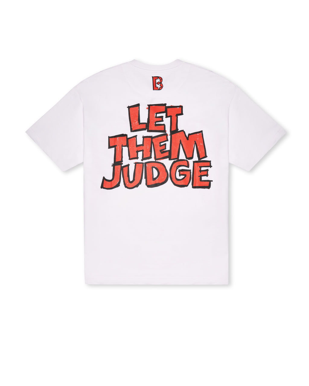 Let Them Judge Scribbled White T-shirt