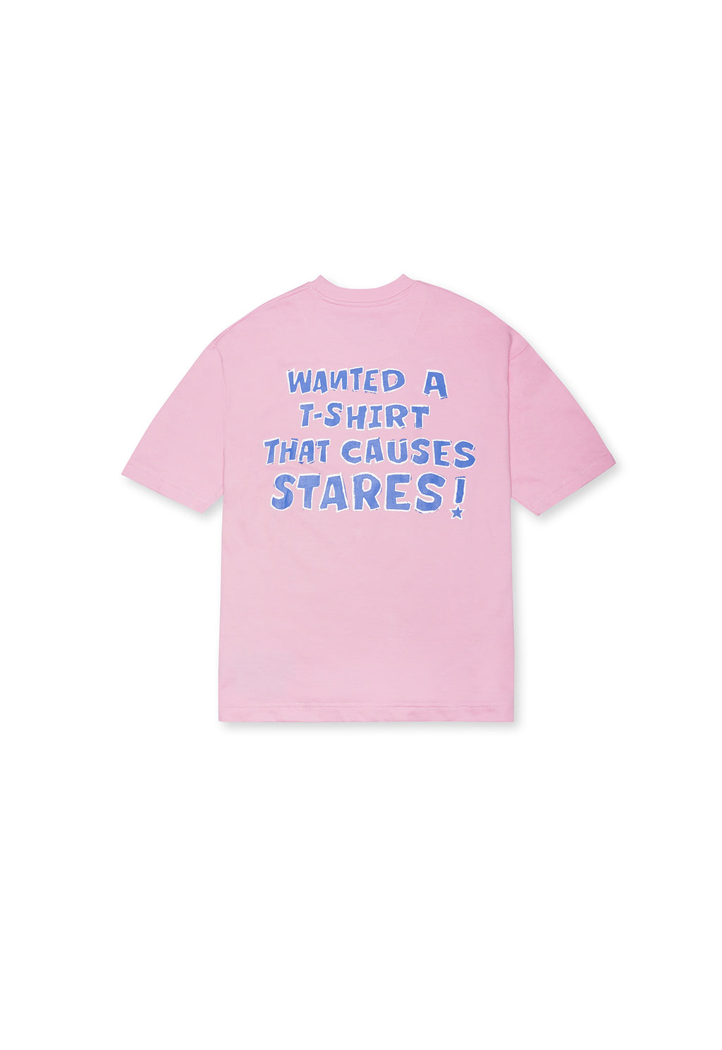 Causes Stares Scribbled Baby Pink T-shirt