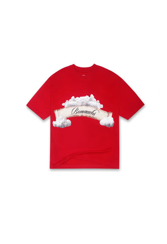 Angel in Clouds Red T-shirt