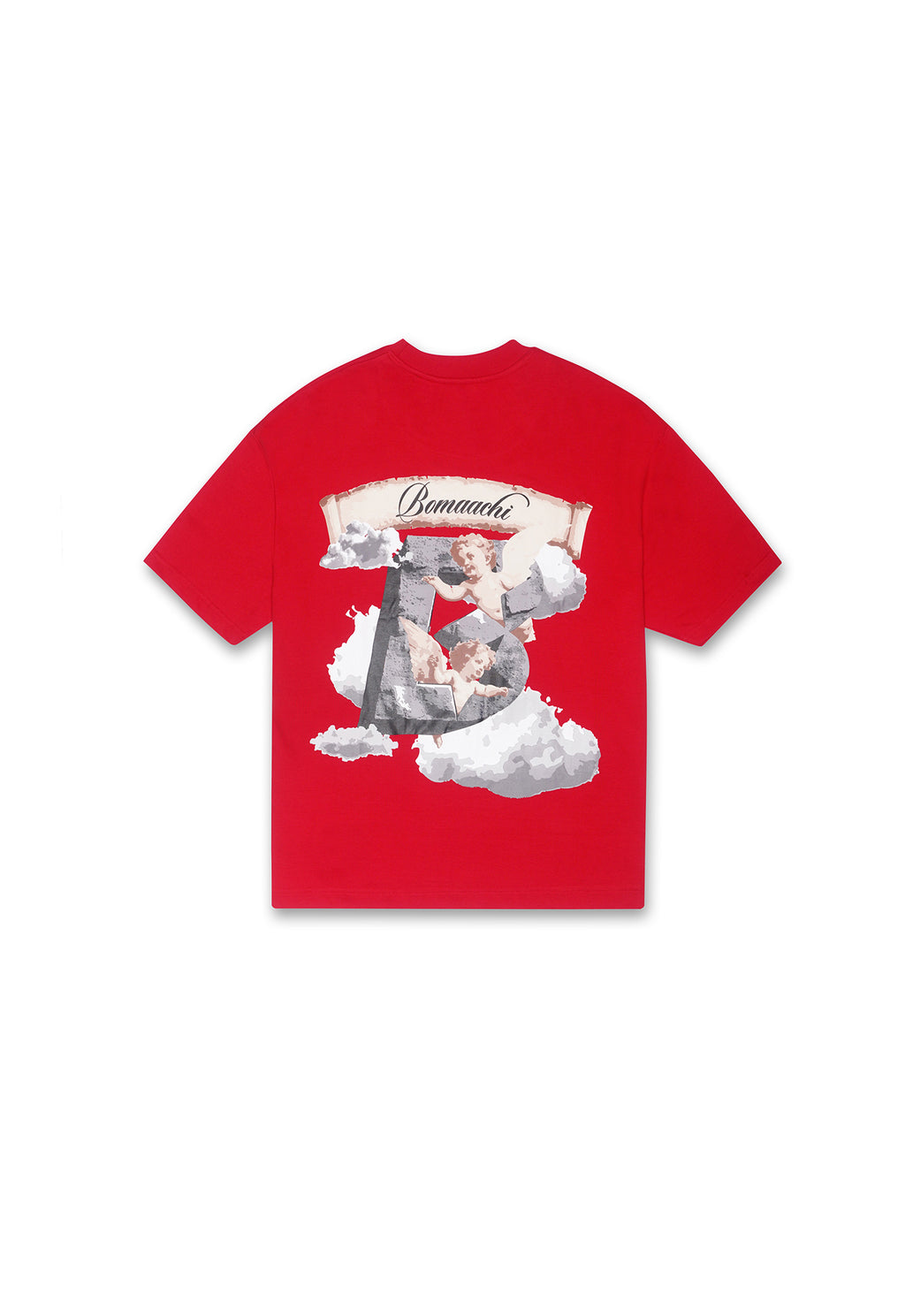 Angel in Clouds Red T-shirt