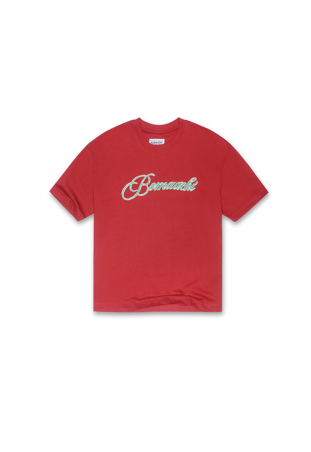 Not Trying To Fit In Scribbled Brick Red T-shirt