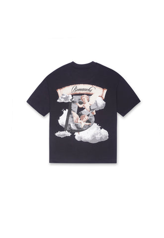 Angel in Clouds dark grey T-shirt
