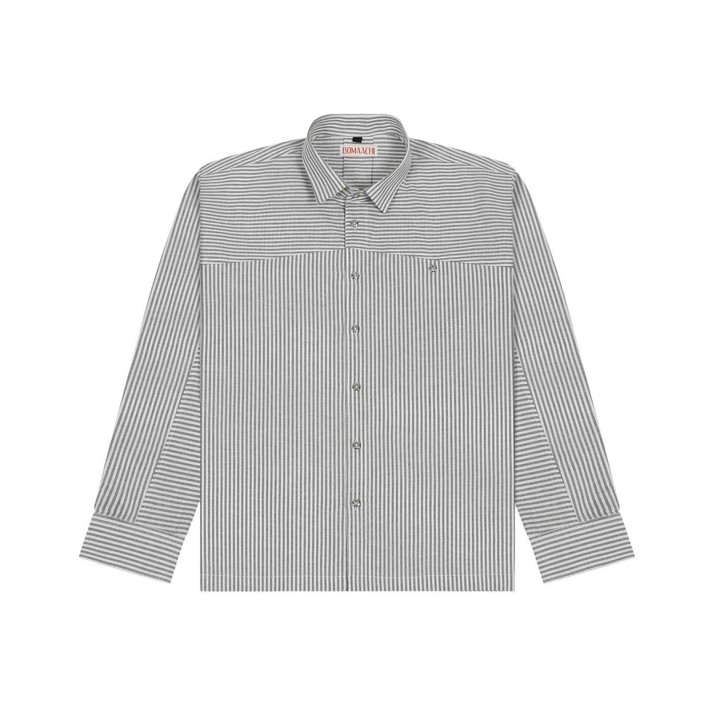 Unaligned Green Stripes Shirt