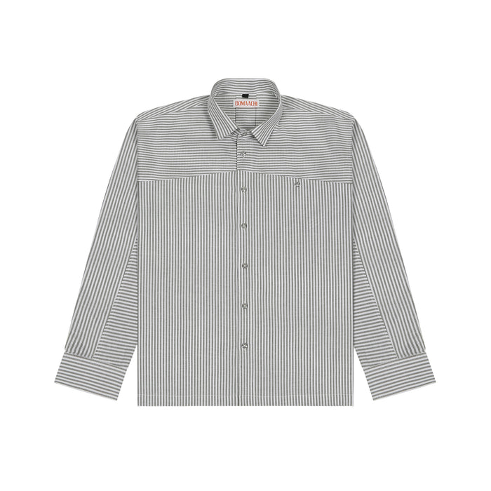 Unaligned Green Stripes Shirt