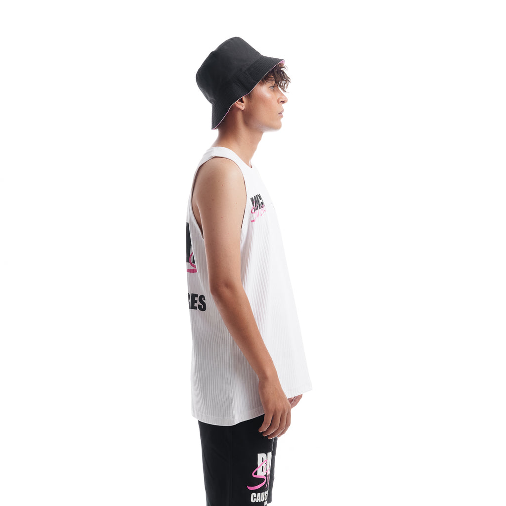 BMCH STUDIOS White Regular Fit Vest