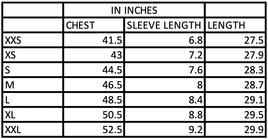 Size Chart Image