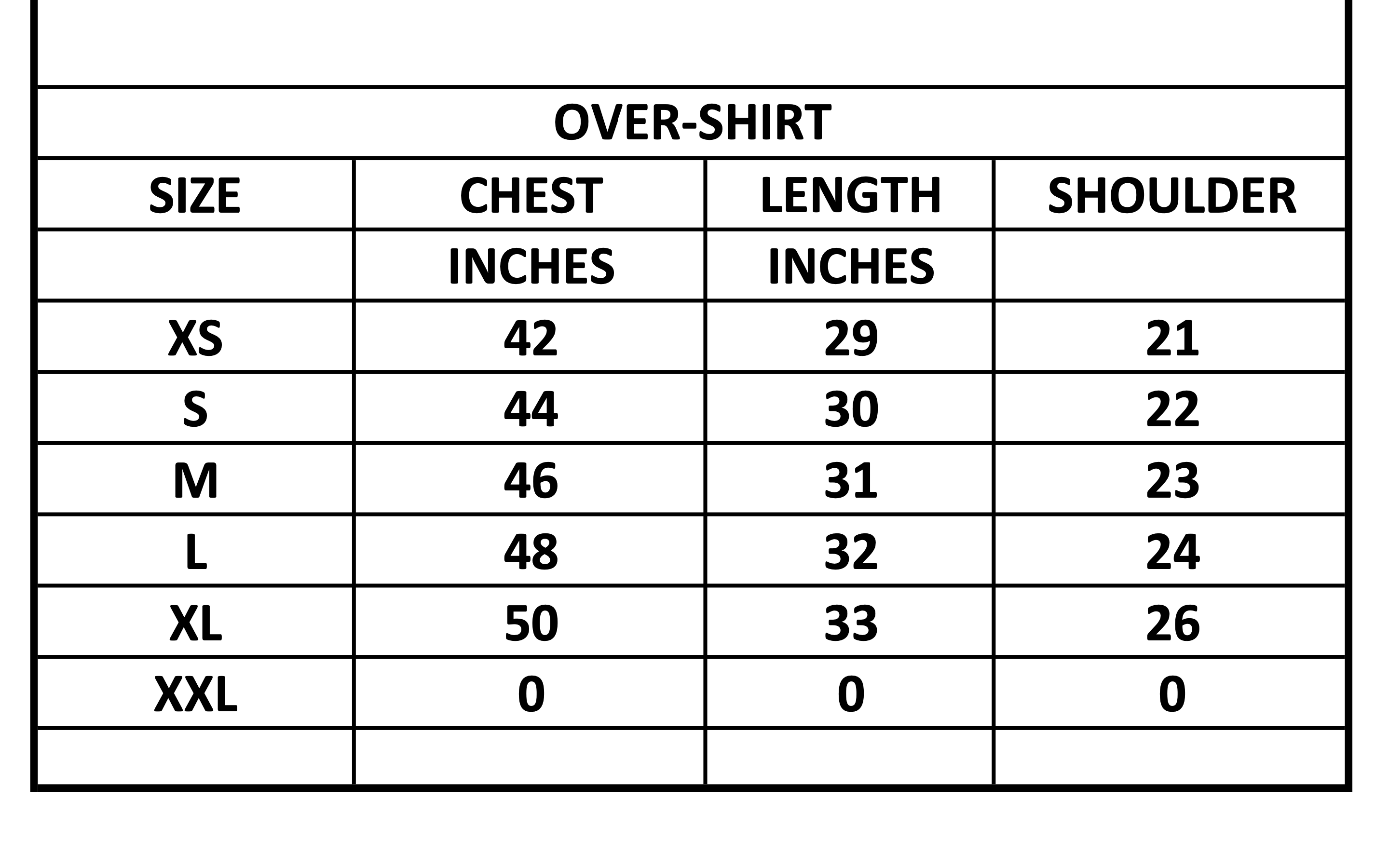 Size Chart Image