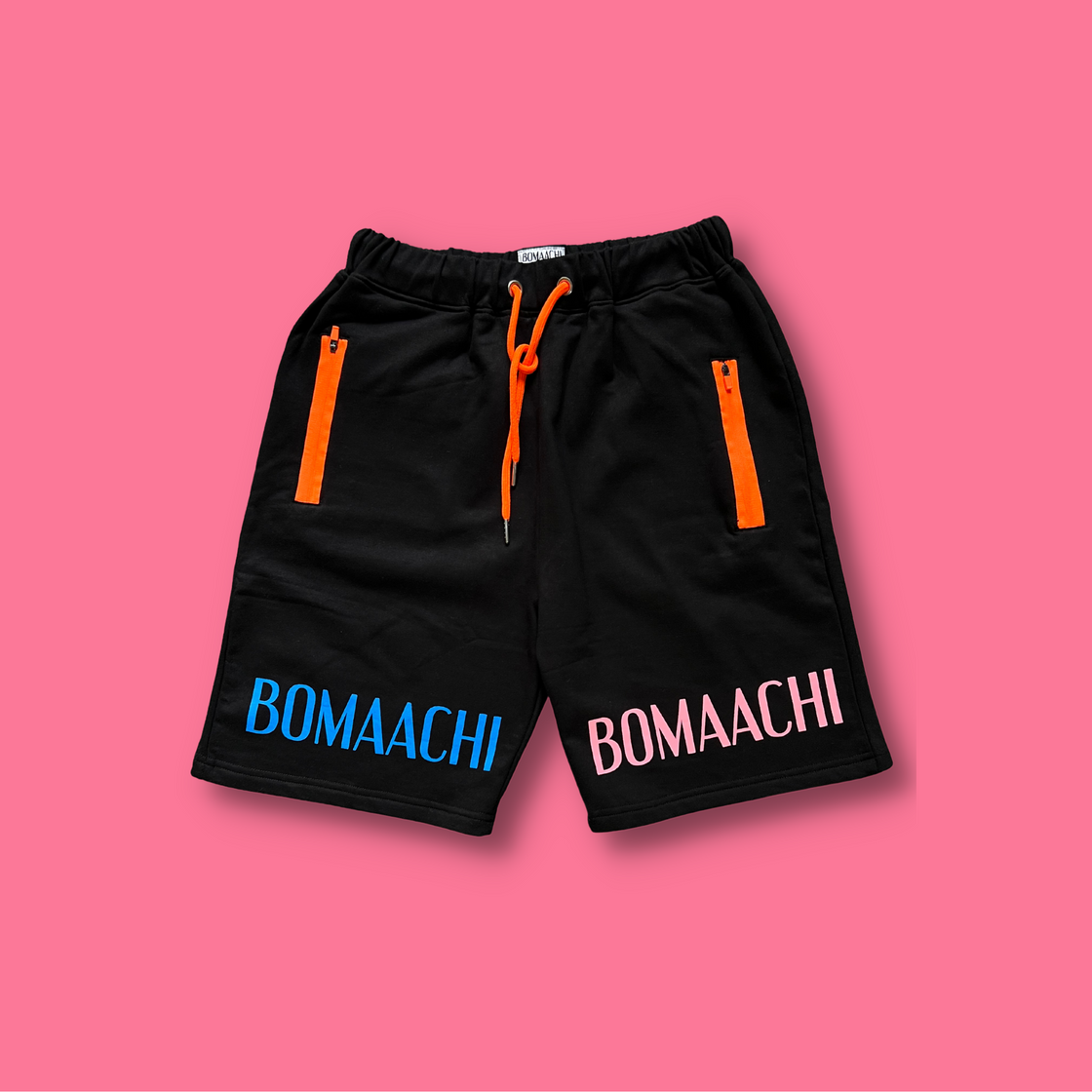Multi-colour Printed Black Shorts
