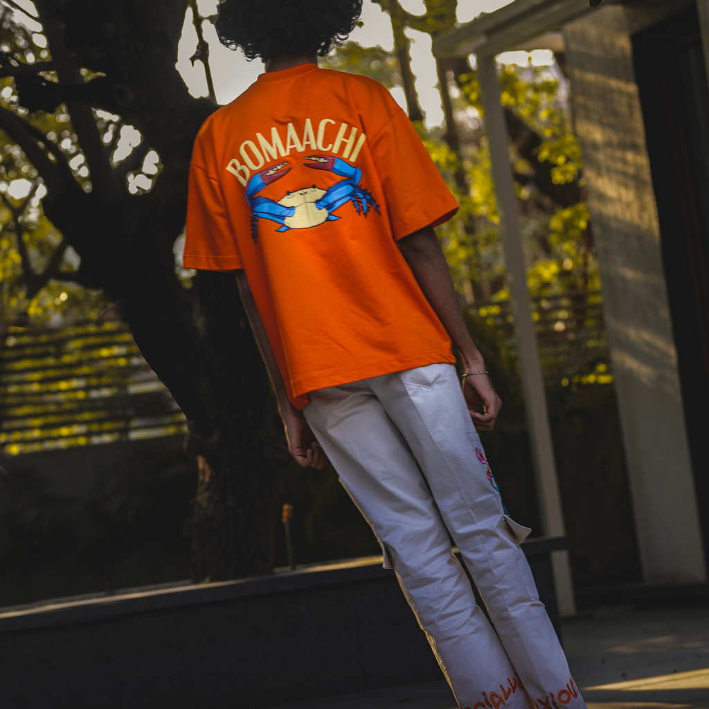 Orange Lobster/Crab Crewneck