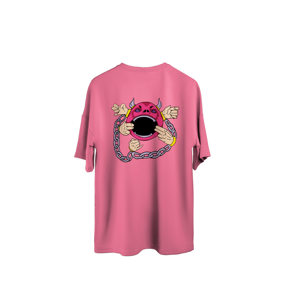 Pink Demon CrewNeck T-shirt